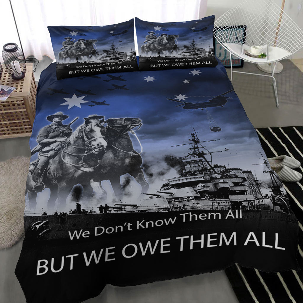vibehoodie-bedding-set-anzac-day-australia-light-horse-bedding-set