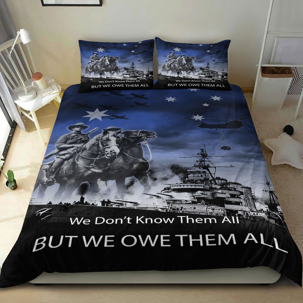 vibehoodie-bedding-set-anzac-day-australia-light-horse-bedding-set