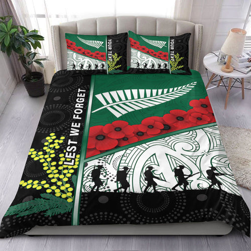 vibehoodie-bedding-set-custom-australia-indigenous-new-zealand-maori-anzac-bedding-set