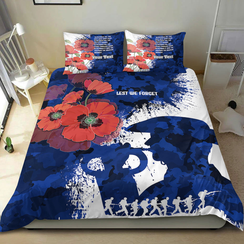 vibehoodie-bedding-set-custom-anzac-day-silhouette-soldier-bedding-set