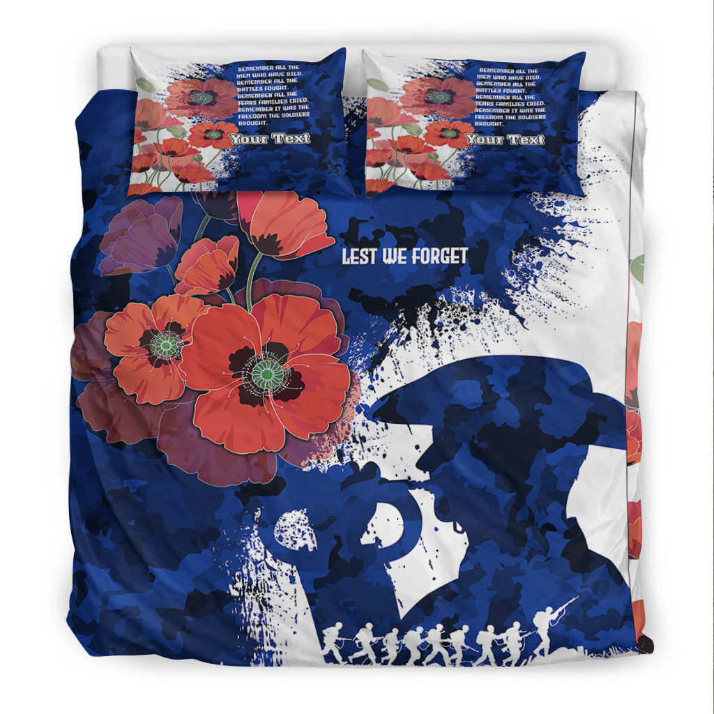 vibehoodie-bedding-set-custom-anzac-day-silhouette-soldier-bedding-set