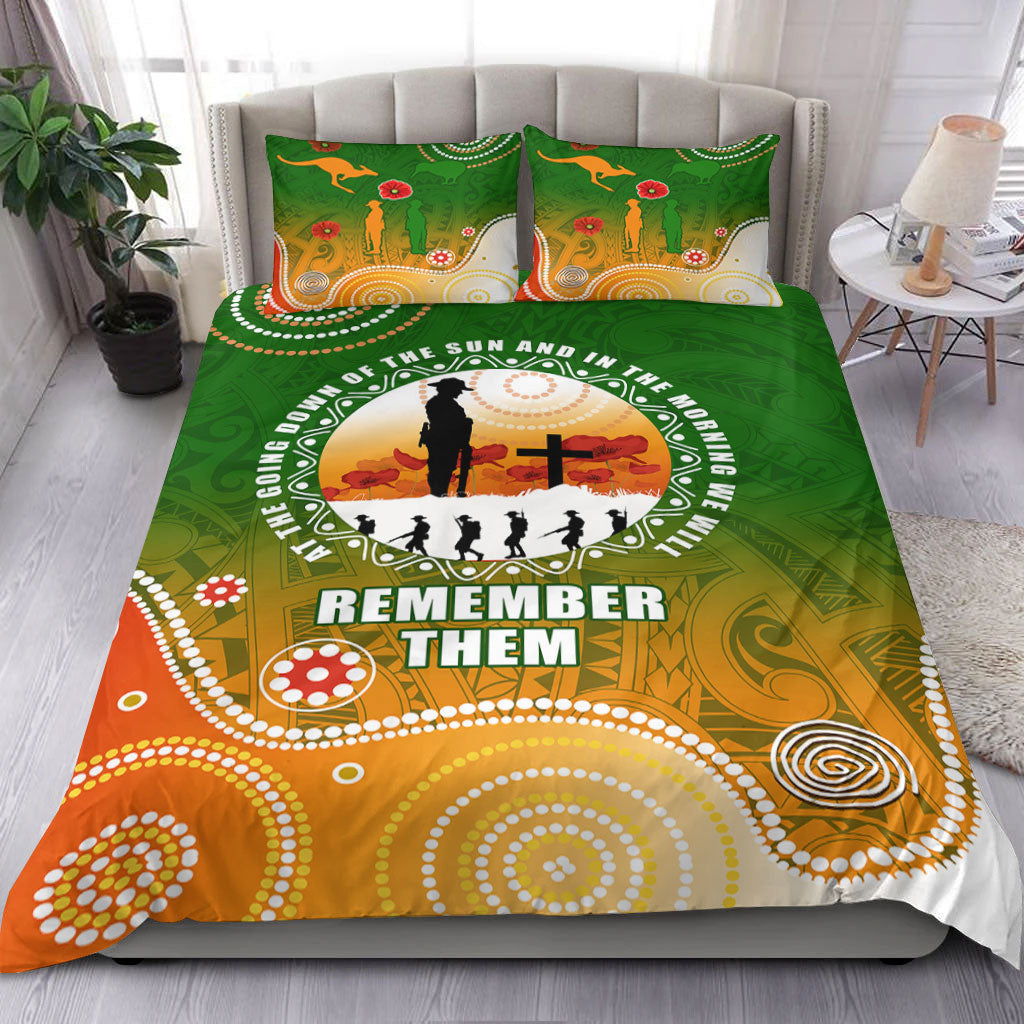 vibehoodie-bedding-set-anzac-new-zealand-maori-australia-indigenous-bedding-set