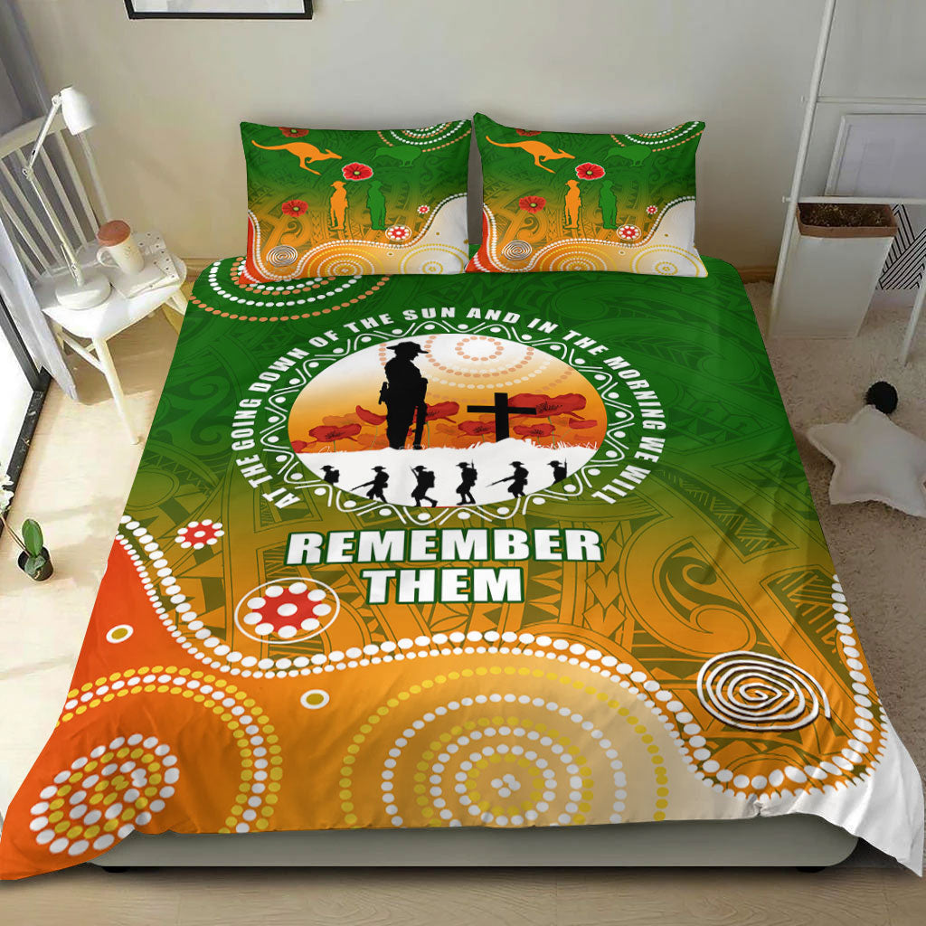 vibehoodie-bedding-set-anzac-new-zealand-maori-australia-indigenous-bedding-set