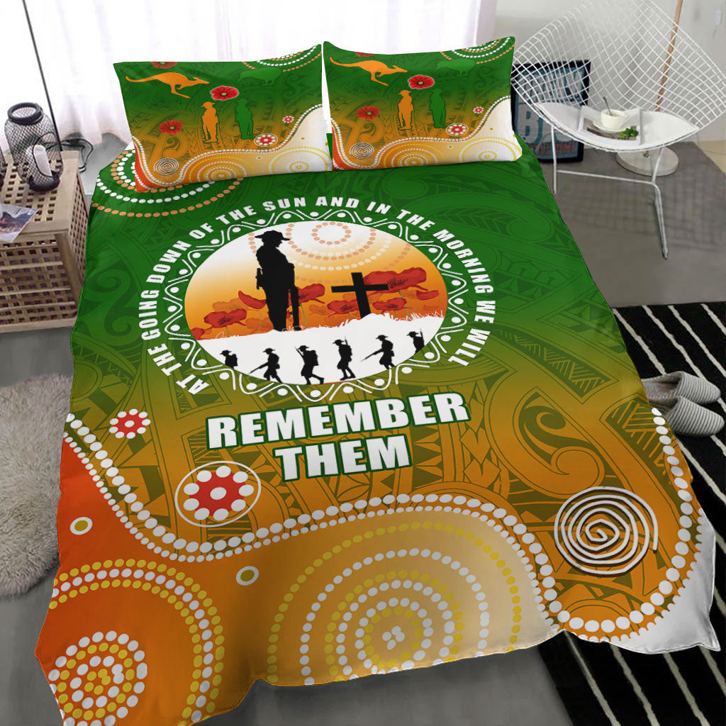vibehoodie-bedding-set-anzac-new-zealand-maori-australia-indigenous-bedding-set