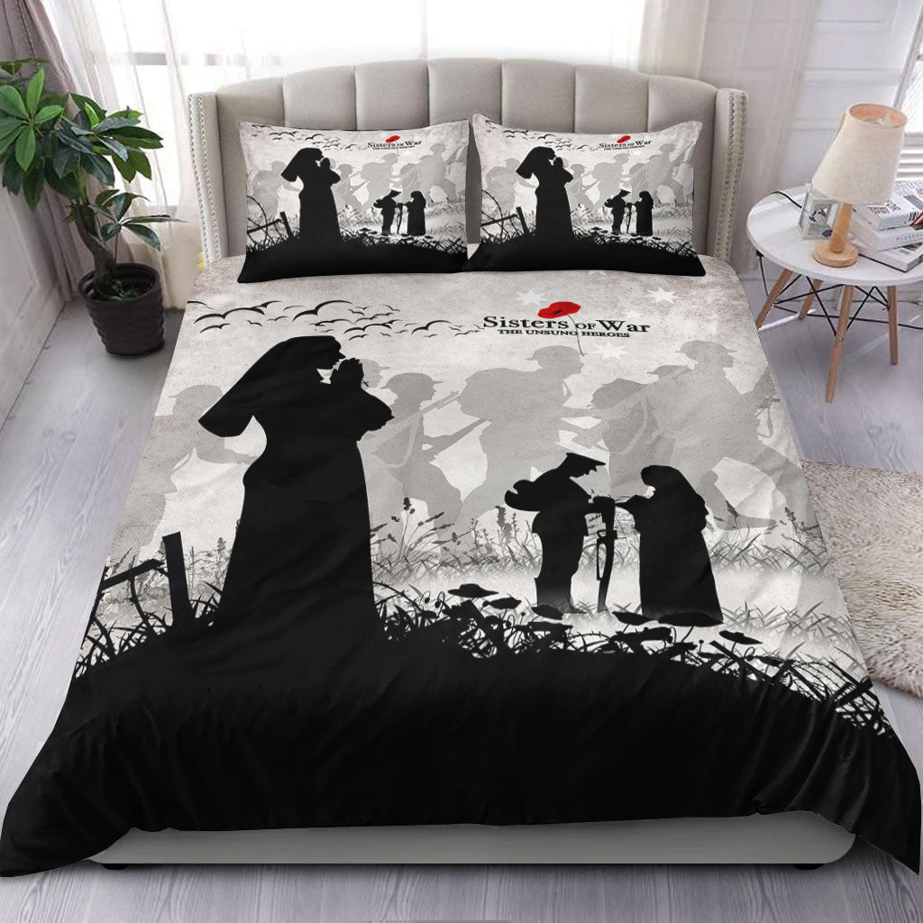 vibehoodie-bedding-set-anzac-day-sisters-of-war-the-unsung-heroes-bedding-set