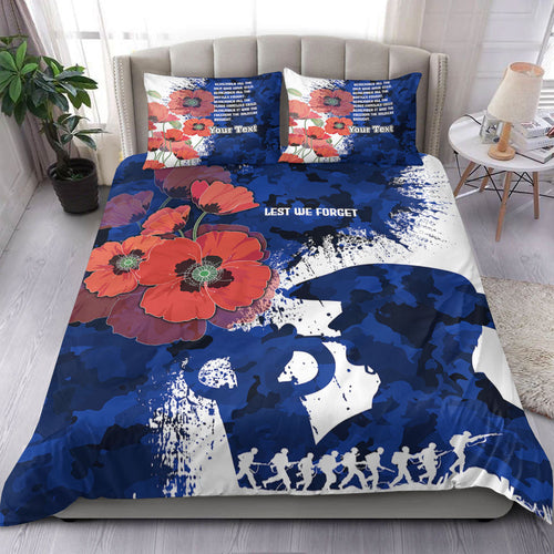 vibehoodie-bedding-set-custom-anzac-day-silhouette-soldier-bedding-set