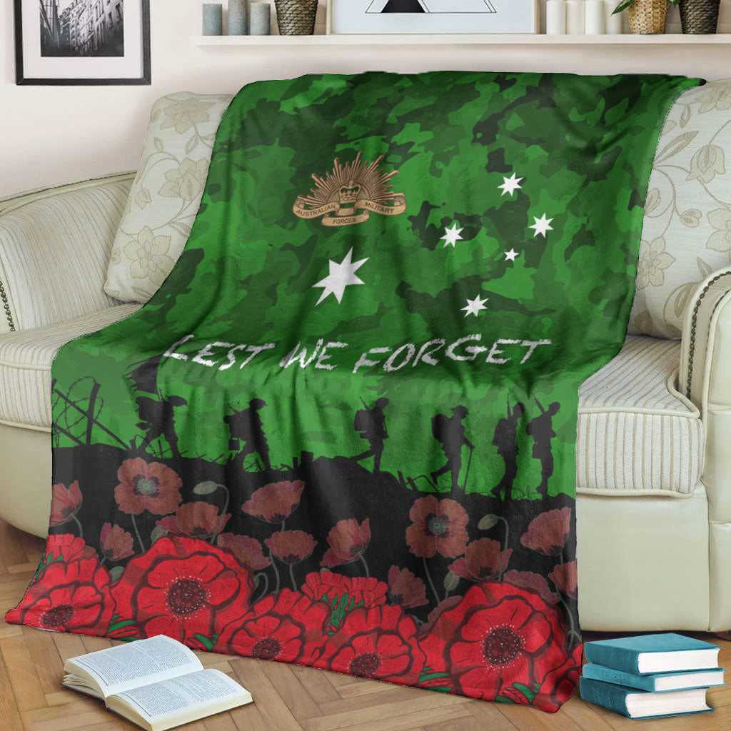 vibehoodie-blanket-australia-anzac-day-camouflage-poppy-premium-blanket