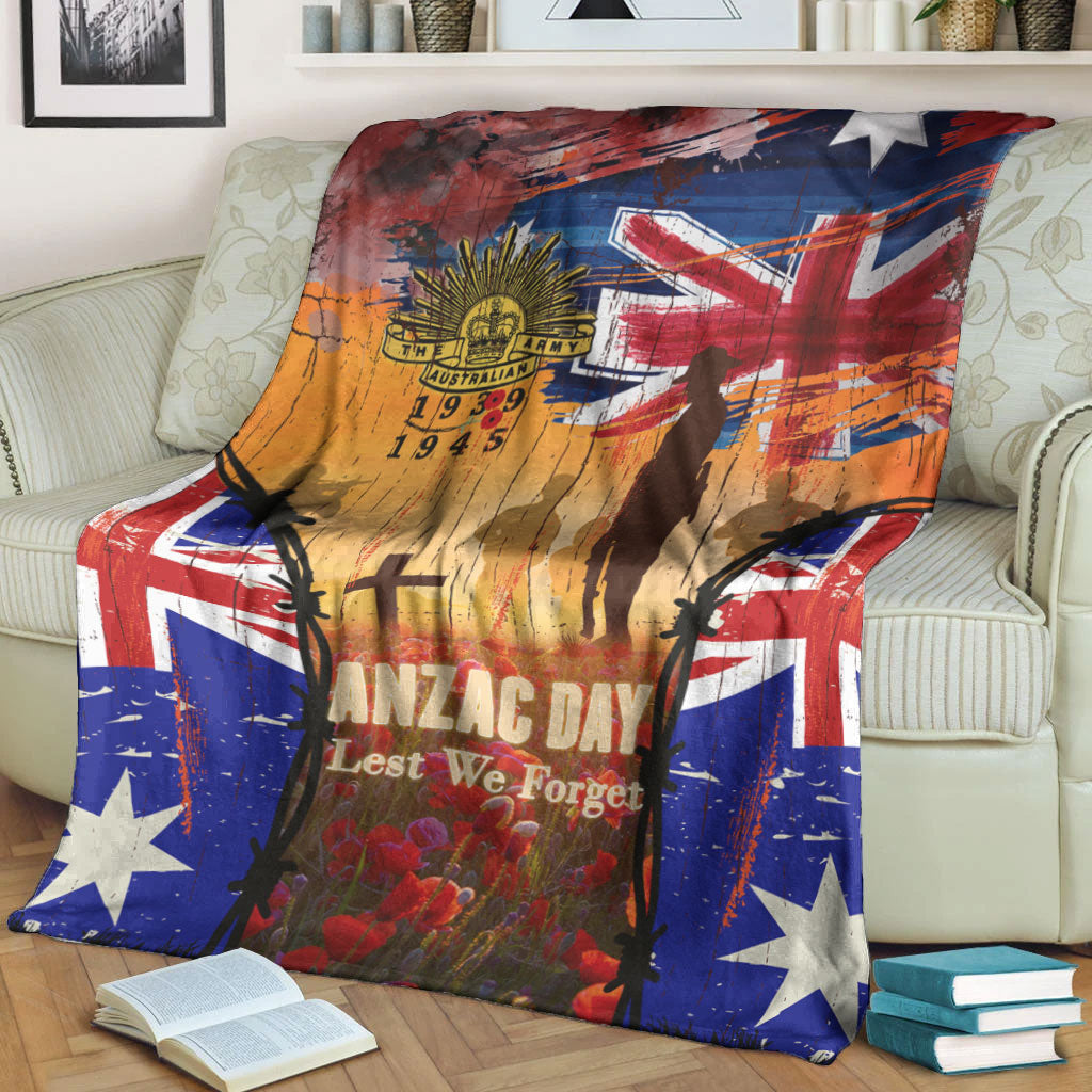 vibehoodie-blanket-anzac-day-world-war-ii-commemoration-39-45-premium-blanket