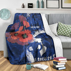 vibehoodie-blanket-custom-anzac-day-silhouette-soldier-premium-blanket