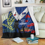 vibehoodie-blanket-australia-anzac-lest-we-forget-2022-premium-blanket