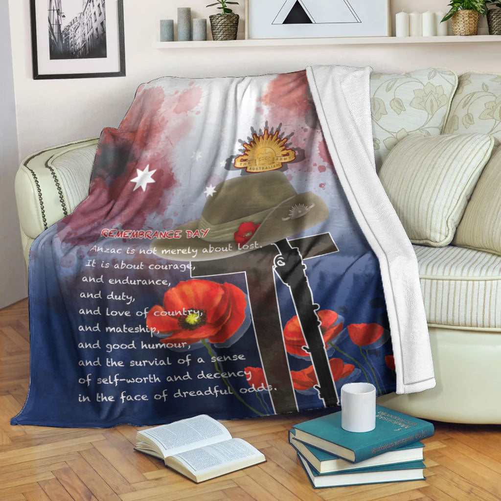 vibehoodie-blanket-anzac-day-remembrance-day-qoute-premium-blanket