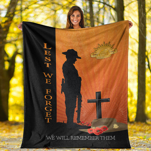 vibehoodie-blanket-anzac-day-lest-we-forget-soldier-standing-guard-premium-blanket