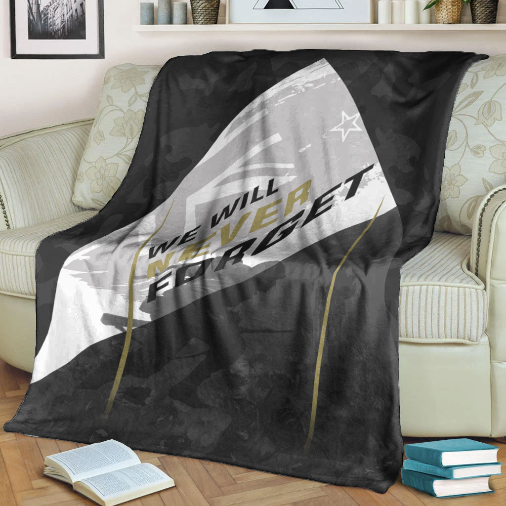 vibehoodie-blanket-custom-anzac-day-we-will-never-forget-premium-blanket