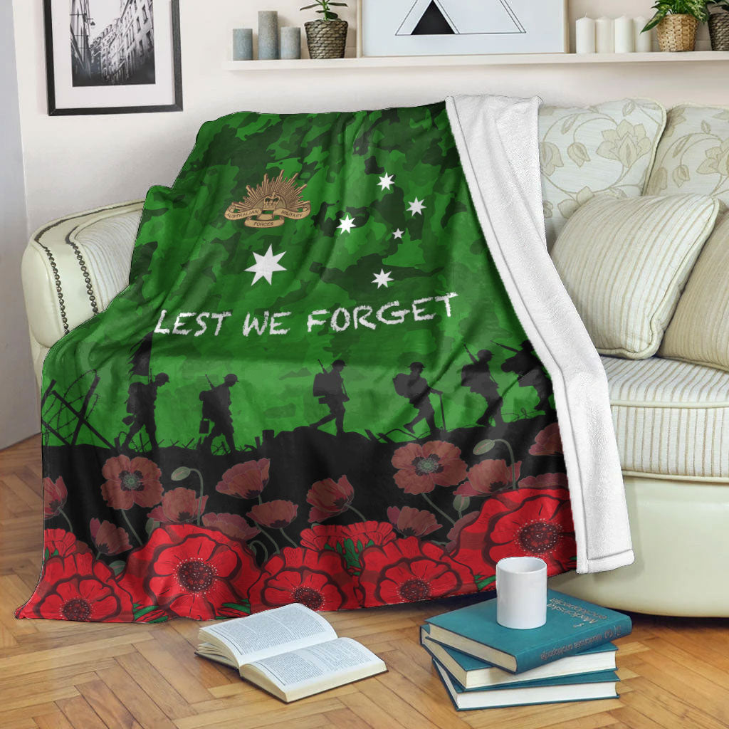 vibehoodie-blanket-australia-anzac-day-camouflage-poppy-premium-blanket