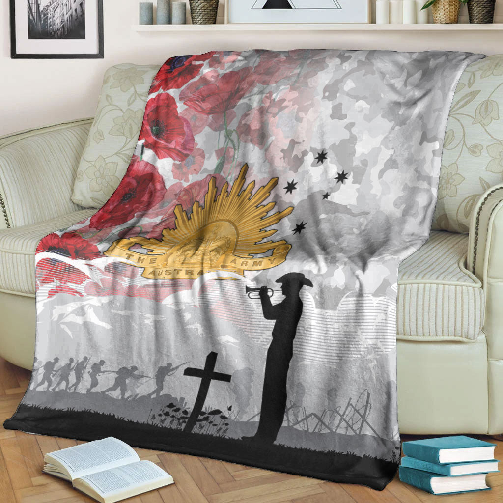 vibehoodie-blanket-anzac-day-lest-we-forget-camouflage-poppy-premium-blanket