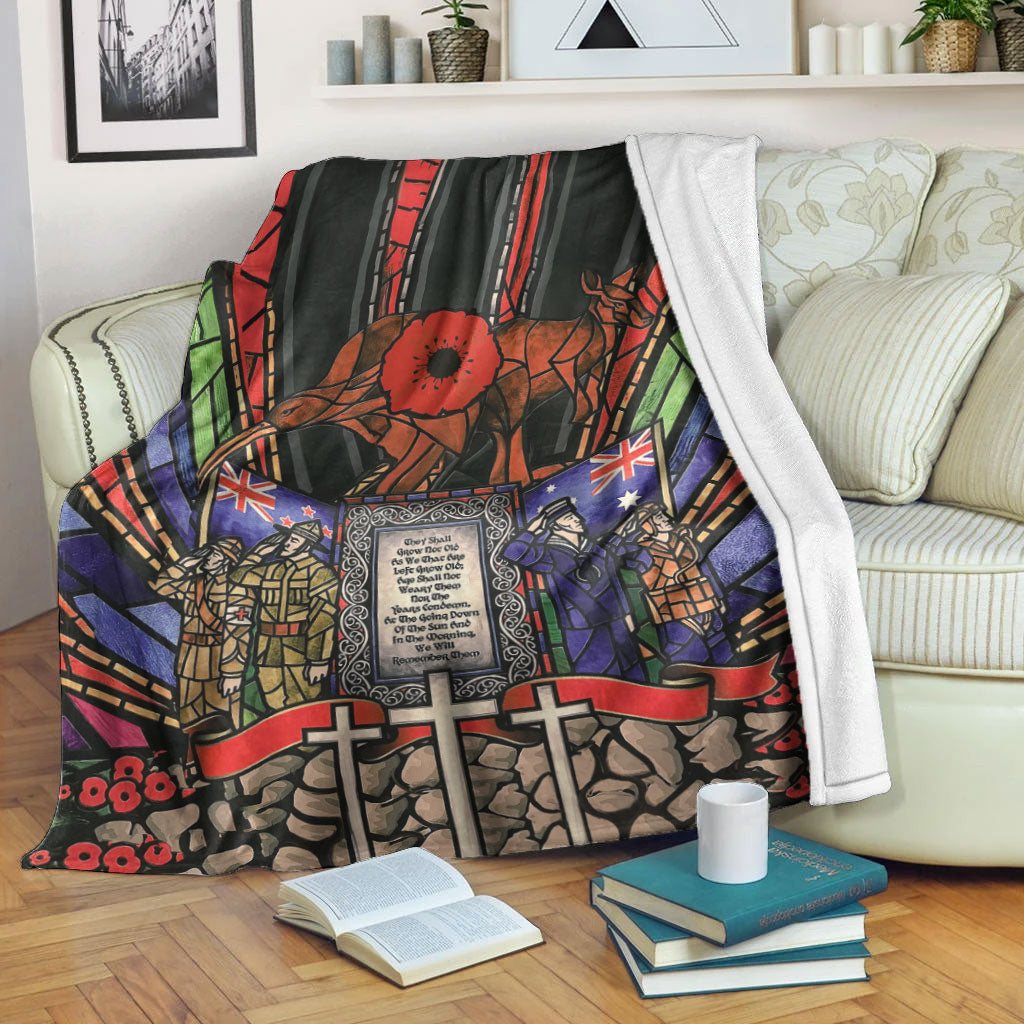 vibehoodie-blanket-anzac-day-lest-we-forget-australia-new-zealand-premium-blanket