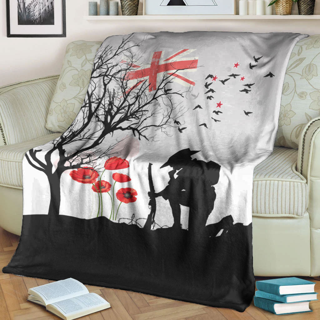 vibehoodie-blanket-new-zealand-anzac-lest-we-forget-remebrance-day-white-premium-blanket