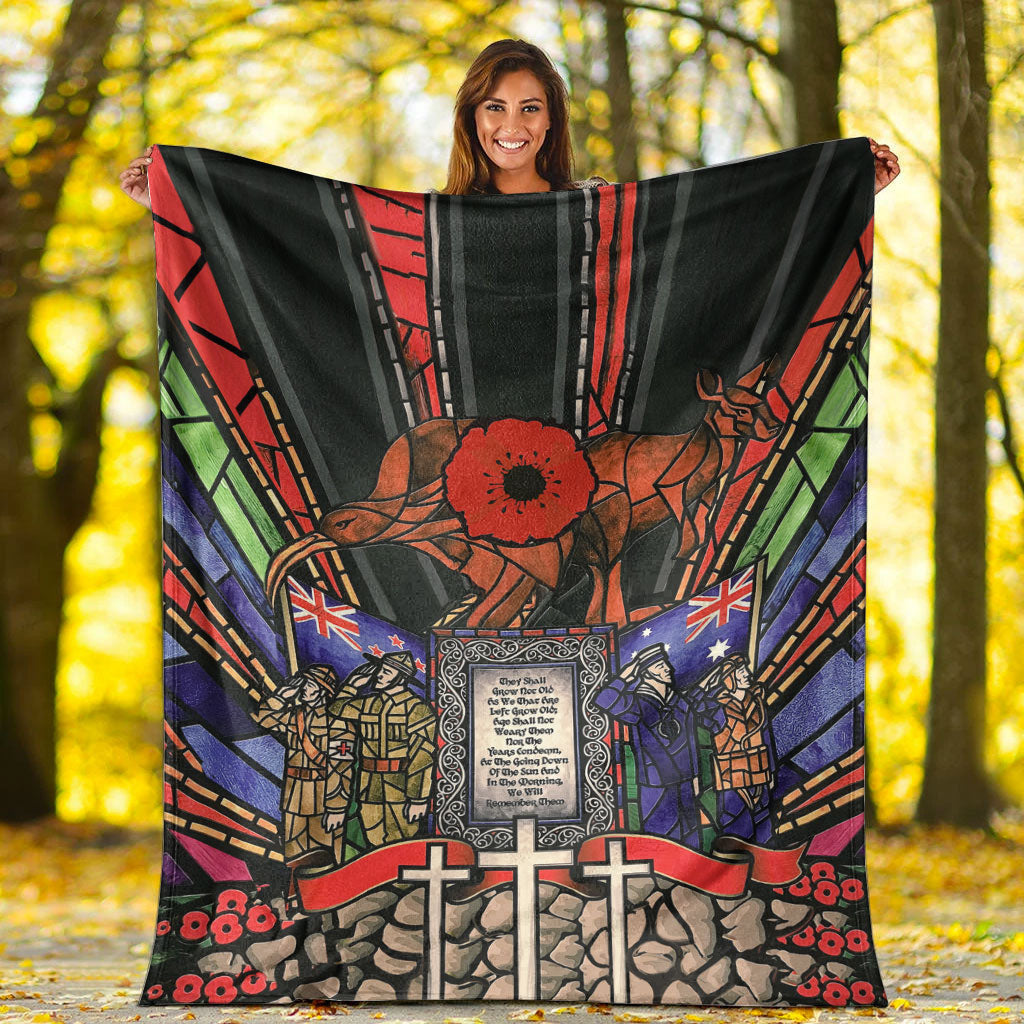 vibehoodie-blanket-anzac-day-lest-we-forget-australia-new-zealand-premium-blanket