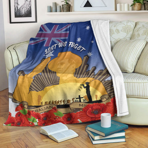 vibehoodie-blanket-australia-anzac-day-soldier-salute-premium-blanket