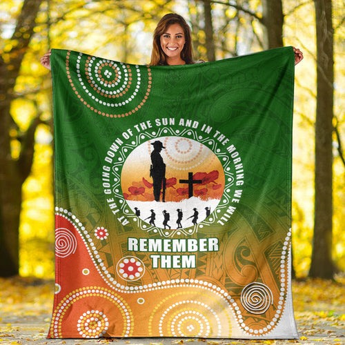 vibehoodie-blanket-custom-anzac-new-zealand-maori-australia-indigenous-premium-blanket