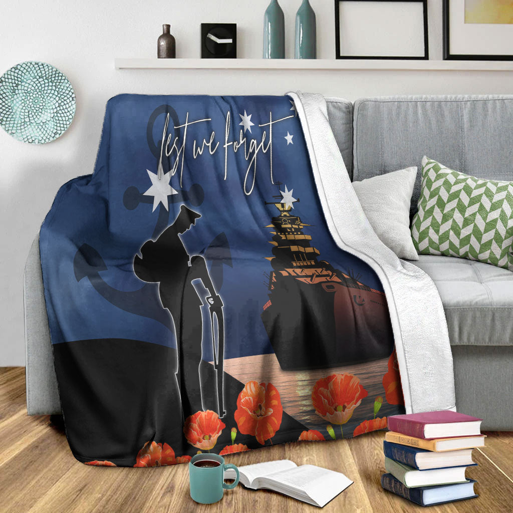 vibehoodie-blanket-anzac-day-navy-blue-premium-blanket