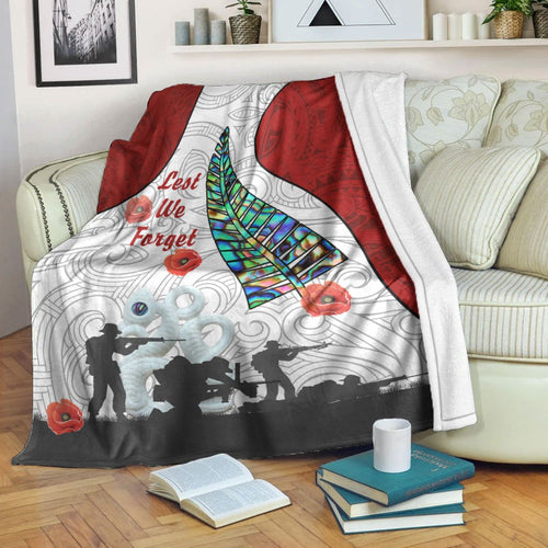 vibehoodie-blanket-new-zealand-anzac-fern-maori-premium-blanket