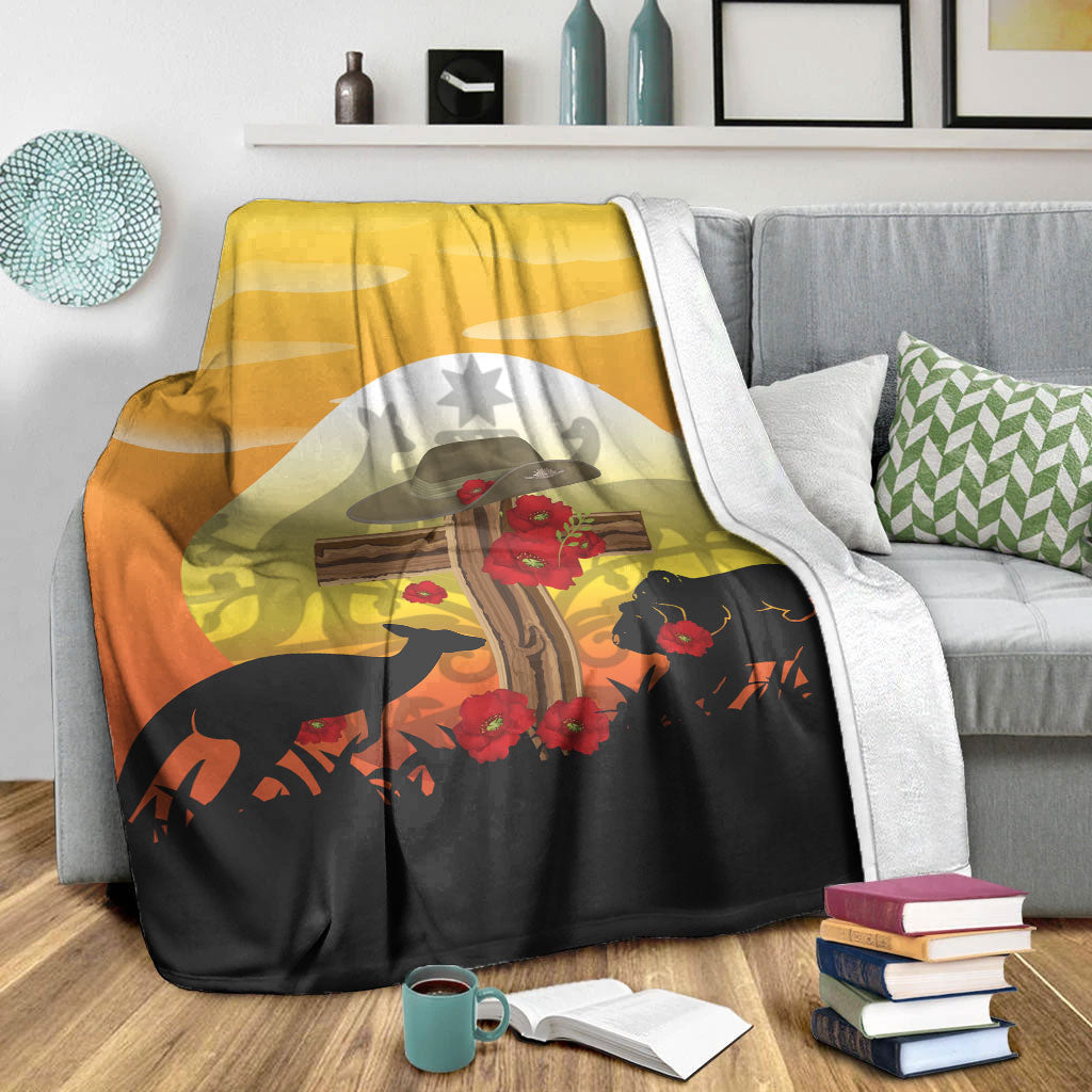 vibehoodie-blanket-anzac-day-lest-we-forget-animal-premium-blanket