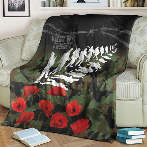 vibehoodie-blanket-new-zealand-anzac-lest-we-forget-poppy-camo-premium-blanket