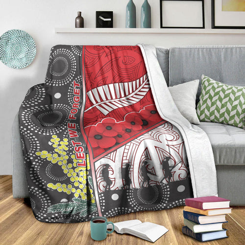 vibehoodie-blanket-australia-indigenous-new-zealand-maori-anzac-red-premium-blanket