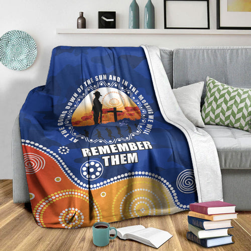 vibehoodie-blanket-custom-australia-anzac-camouflage-vitality-premium-blanket