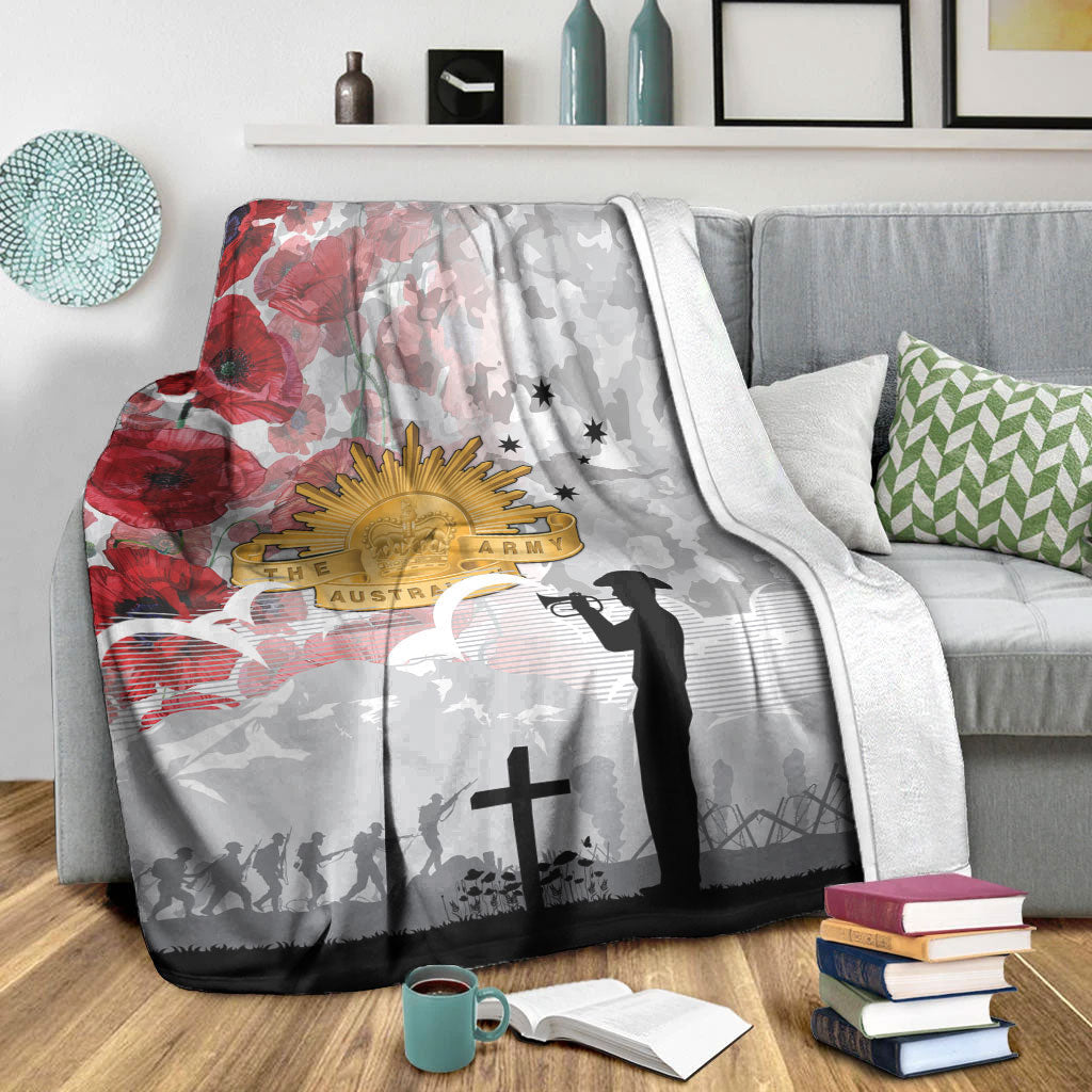 vibehoodie-blanket-anzac-day-lest-we-forget-camouflage-poppy-premium-blanket
