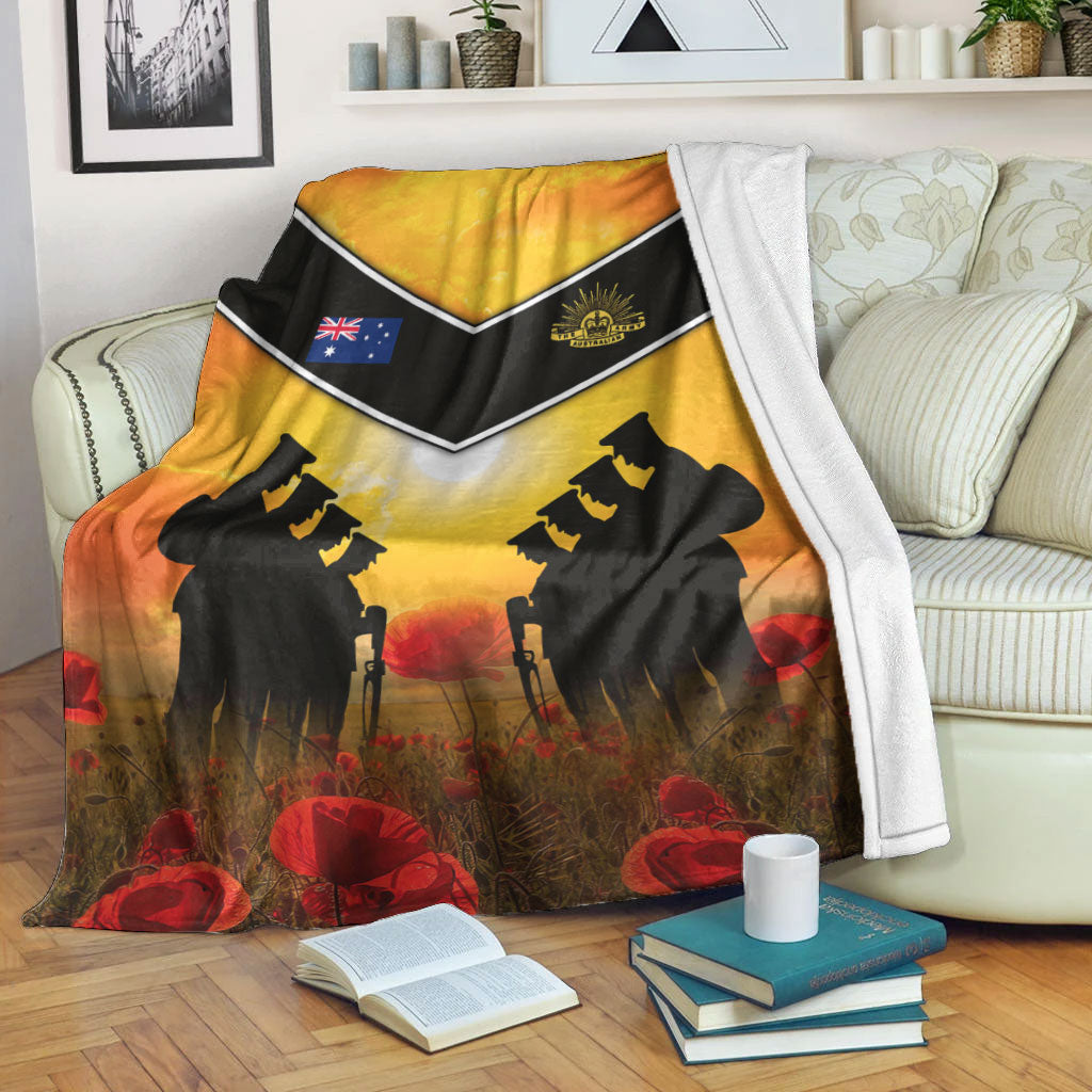 vibehoodie-blanket-australia-standing-guard-anzac-day-premium-blanket