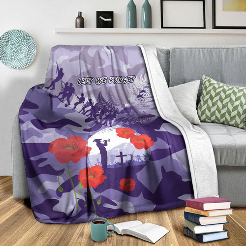 vibehoodie-blanket-custom-new-zealand-anzac-fern-and-camouflage-premium-blanket
