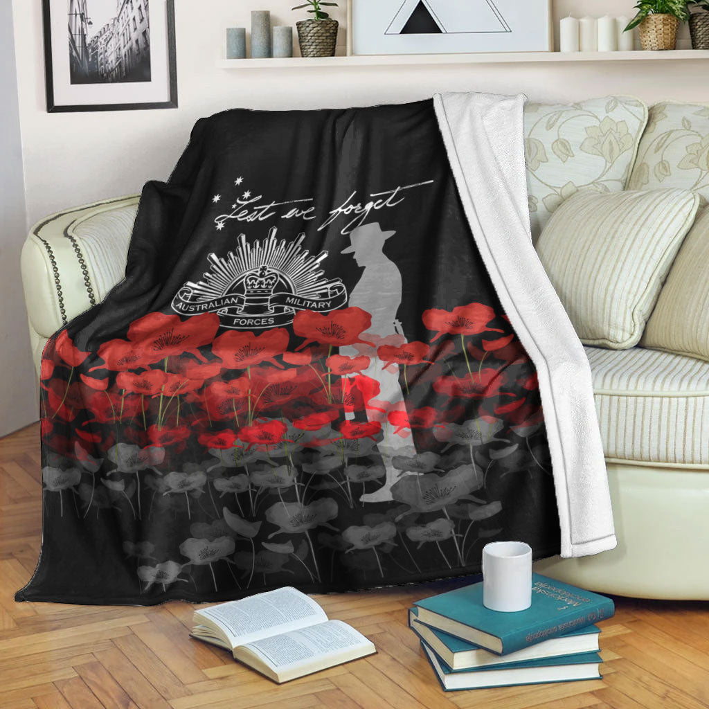 vibehoodie-blanket-custom-australian-military-forces-anzac-day-lest-we-forget-premium-blanket