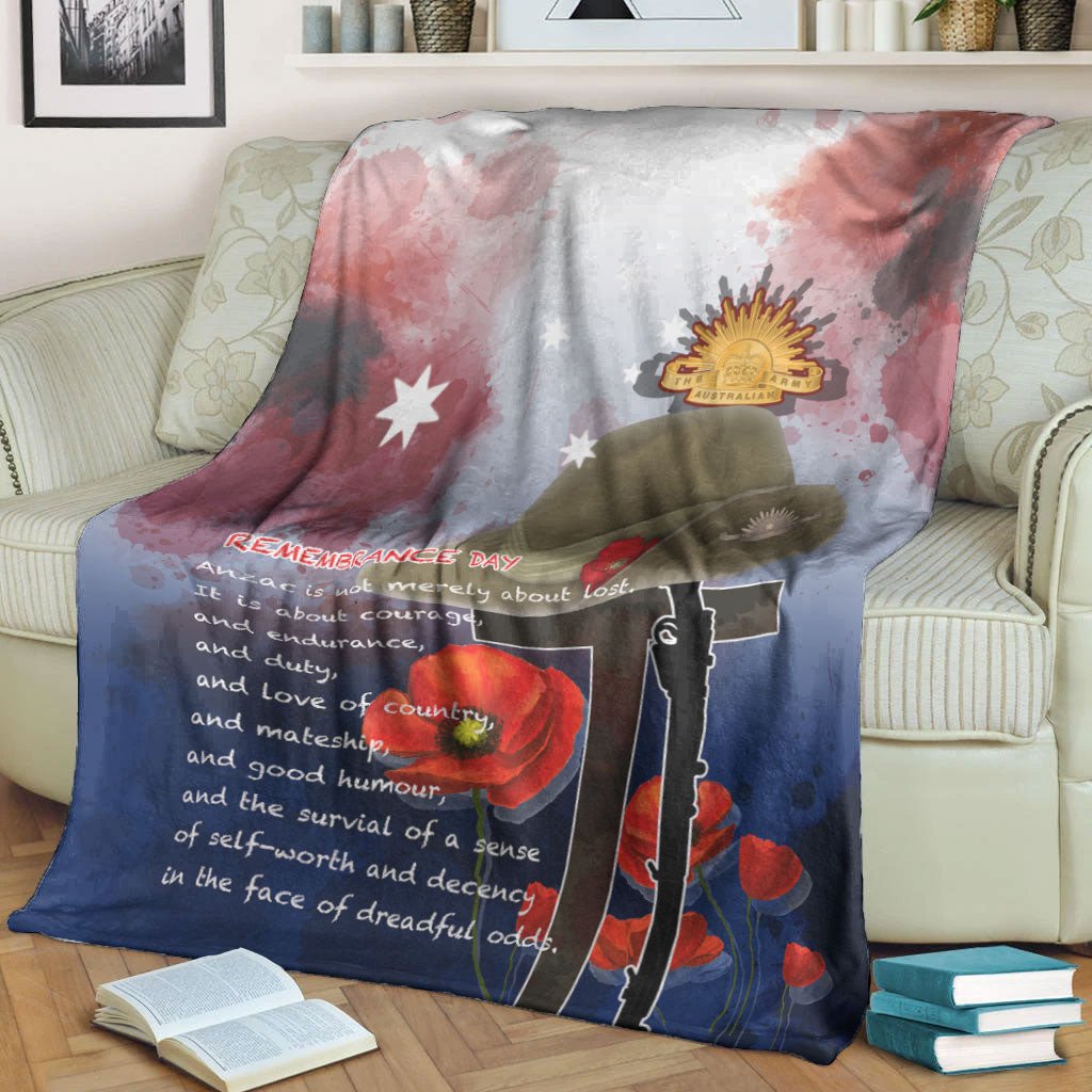 vibehoodie-blanket-custom-anzac-day-remembrance-day-qoute-premium-blanket