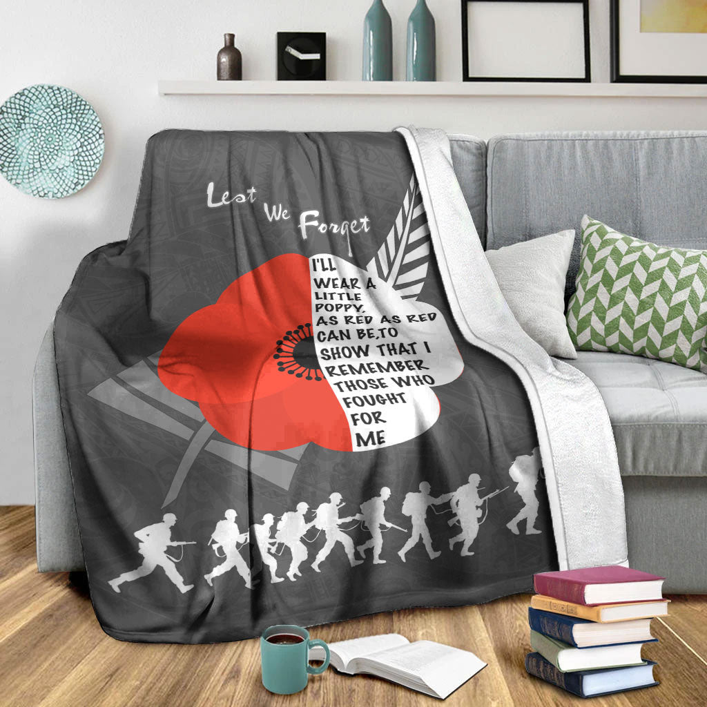 vibehoodie-blanket-custom-new-zealand-anzac-red-poopy-premium-blanket