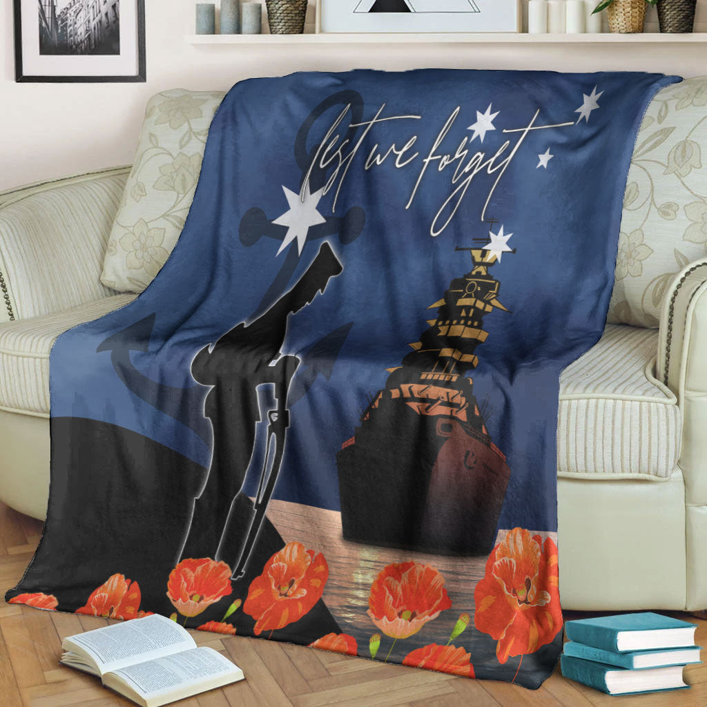 vibehoodie-blanket-anzac-day-navy-blue-premium-blanket