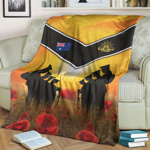 vibehoodie-blanket-australia-standing-guard-anzac-day-premium-blanket