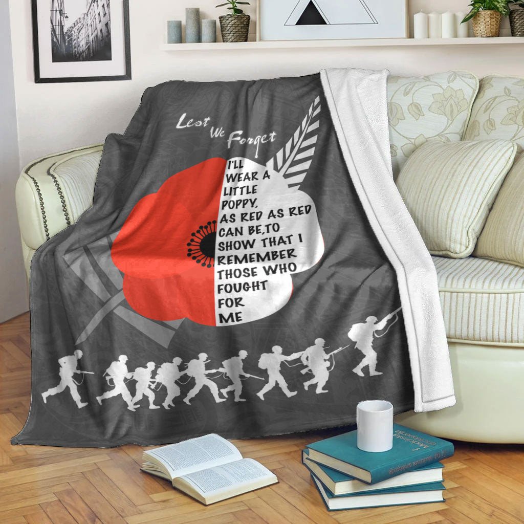 vibehoodie-blanket-custom-new-zealand-anzac-red-poopy-premium-blanket