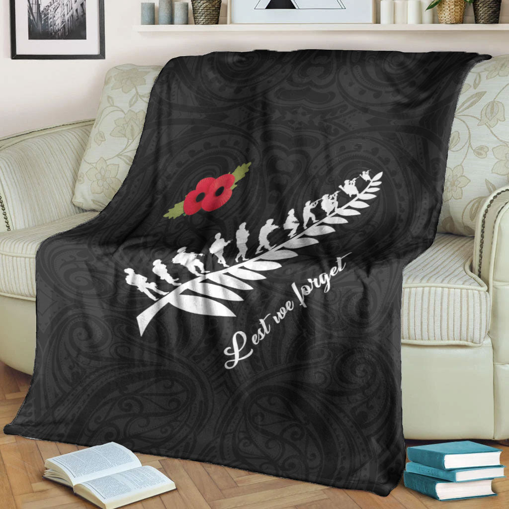 vibehoodie-blanket-anzac-fern-lest-we-forget-premium-blanket