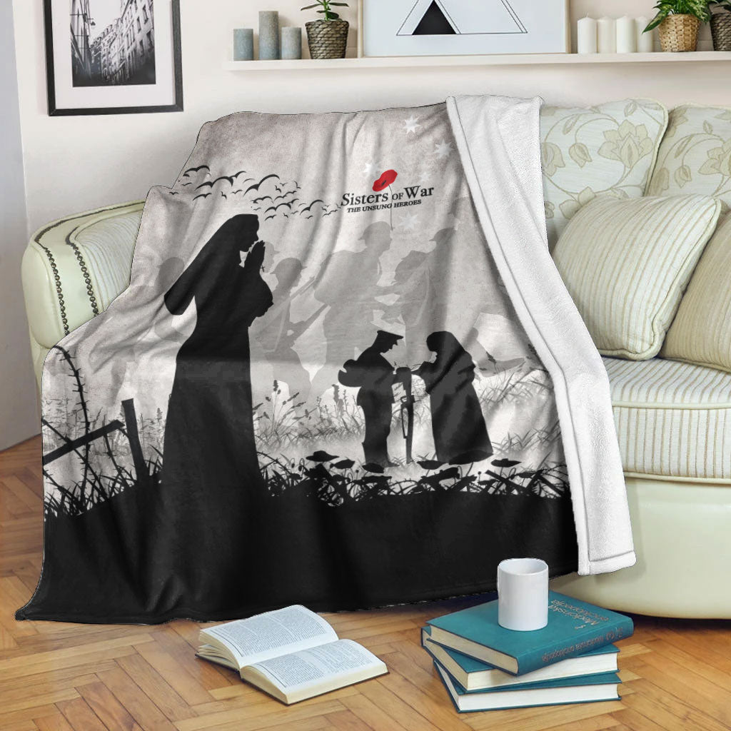 vibehoodie-blanket-anzac-day-sisters-of-war-the-unsung-heroes-premium-blanket
