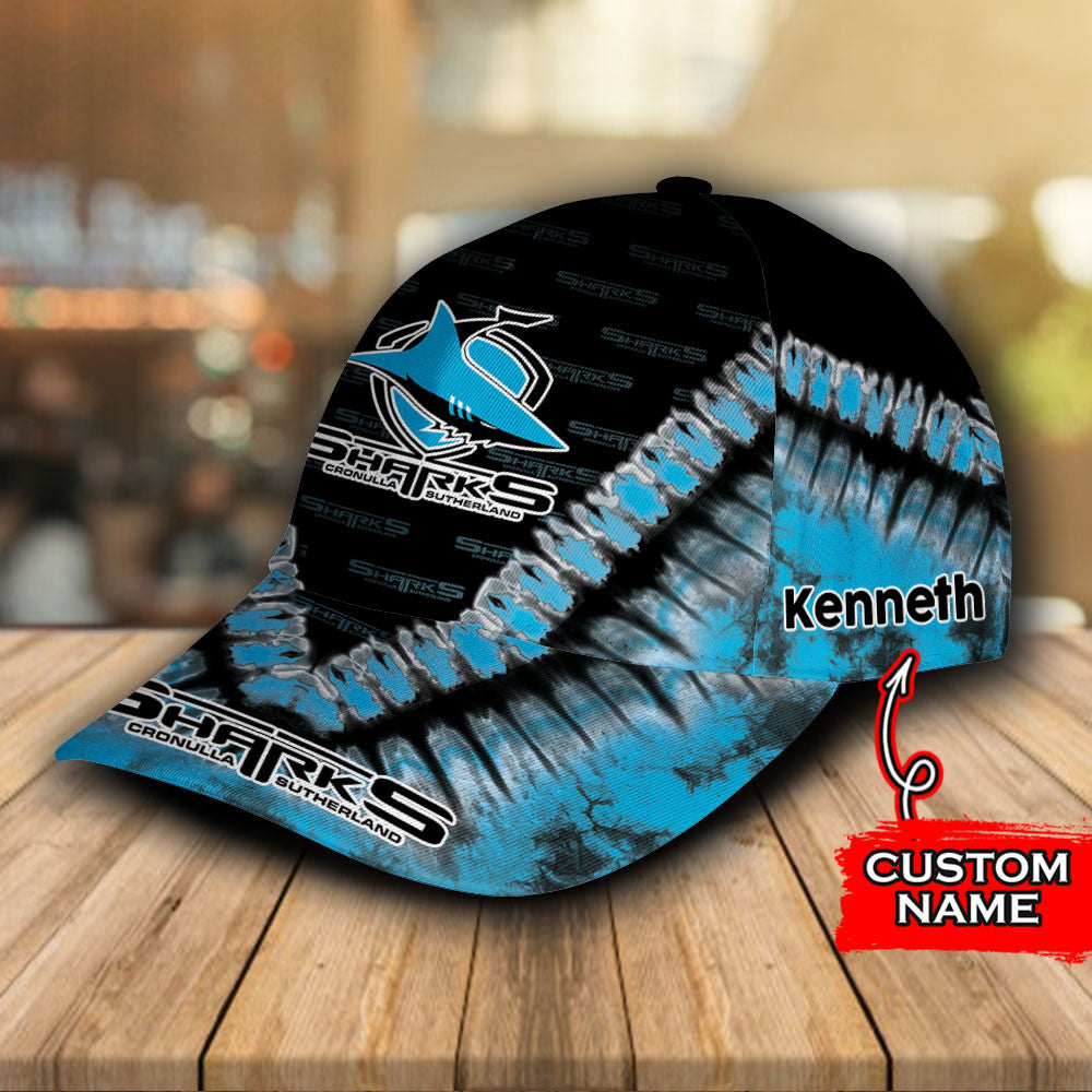 nrl-cronulla-sutherland-sharks-classic-cap-custom-name