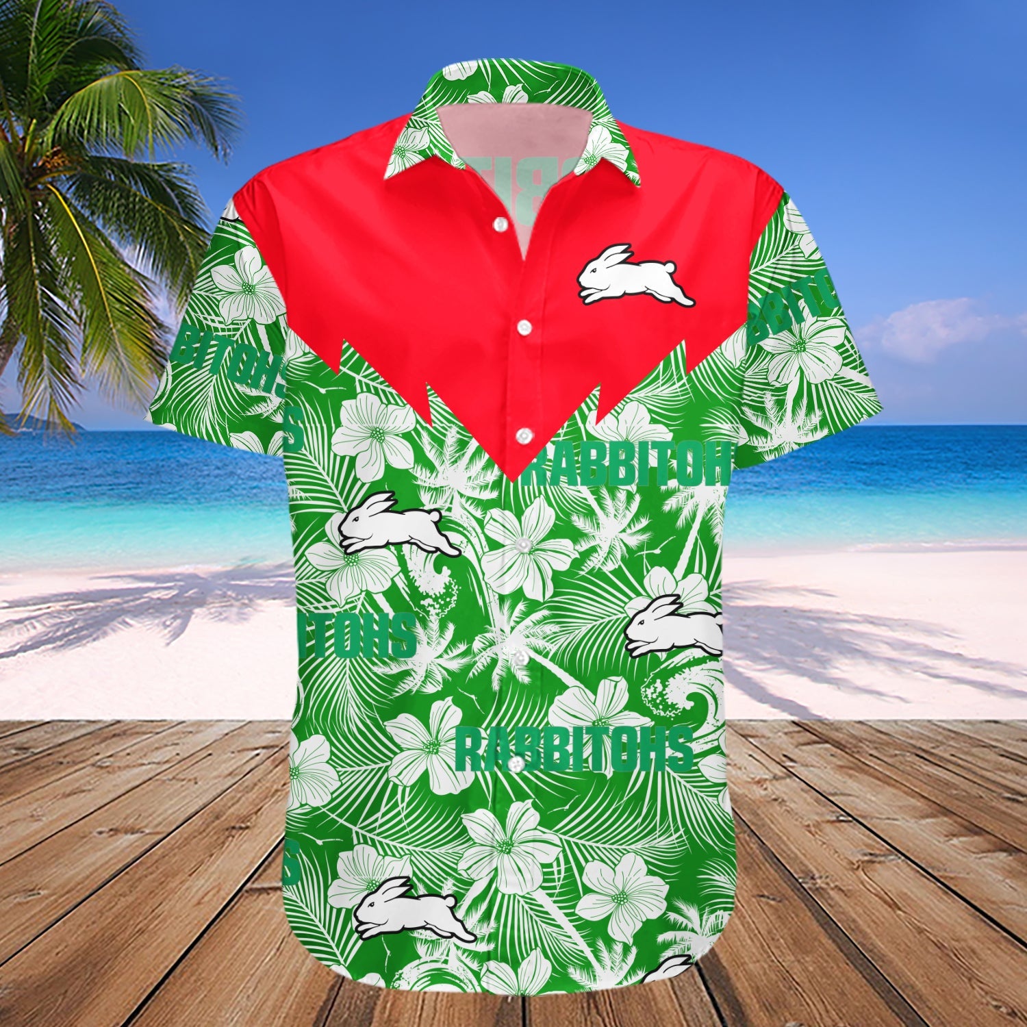 south-sydney-rabbitohs-hawaii-shirt-tropical-seamless-nrl