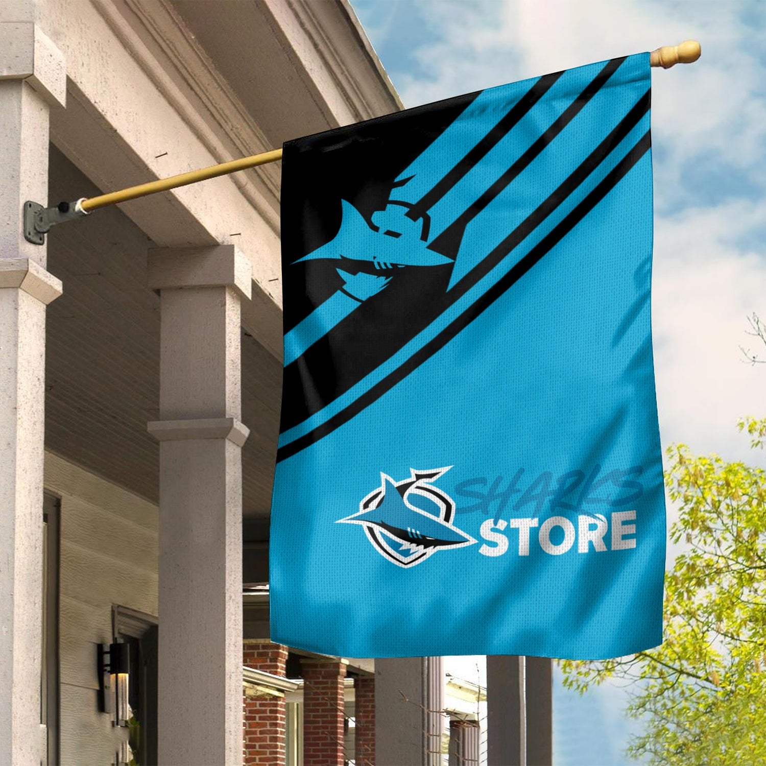 cronulla-sutherland-sharks-flags-logo-sport-nrl