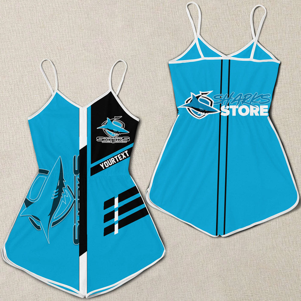cronulla-sutherland-sharks-women-rompers-sport-style-nrl