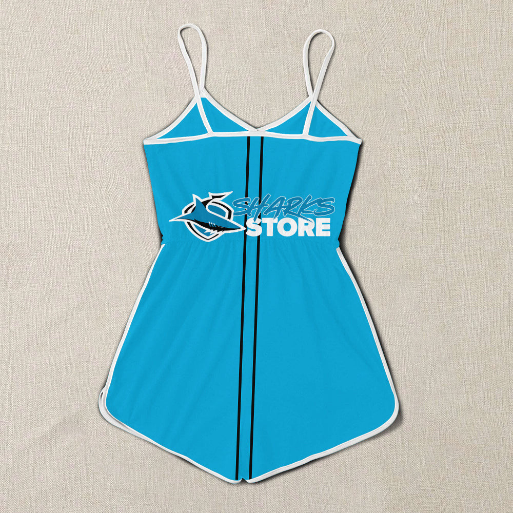 cronulla-sutherland-sharks-women-rompers-sport-style-nrl
