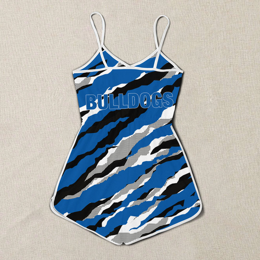 canterbury-bankstown-bulldogs-women-rompers-custom-text-nrl