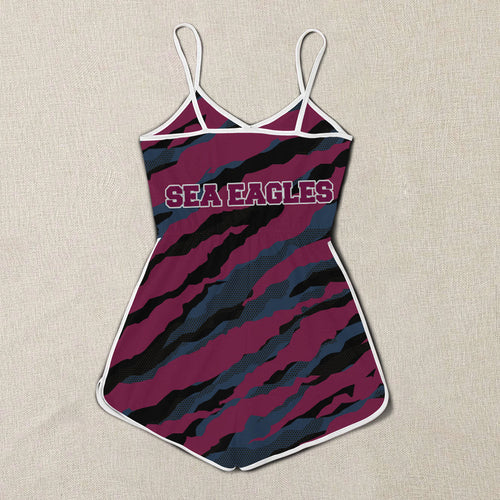 manly-warringah-sea-eagles-women-rompers-custom-text-nrl