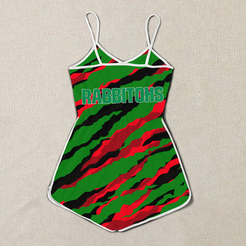 south-sydney-rabbitohs-women-rompers-custom-text-nrl