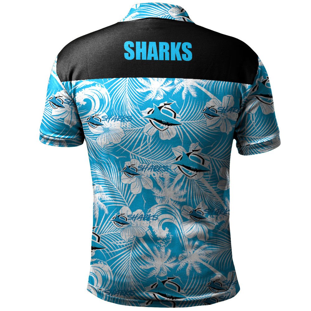 cronulla-sutherland-sharks-polo-shirt-tropical-seamless-nrl